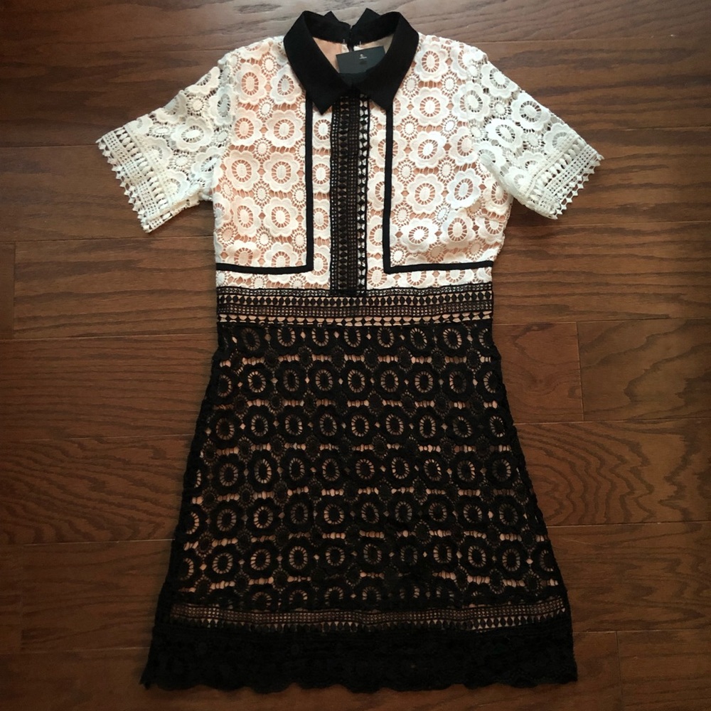 NWT Goodnight Macaroon 'Candide' Lace Dress